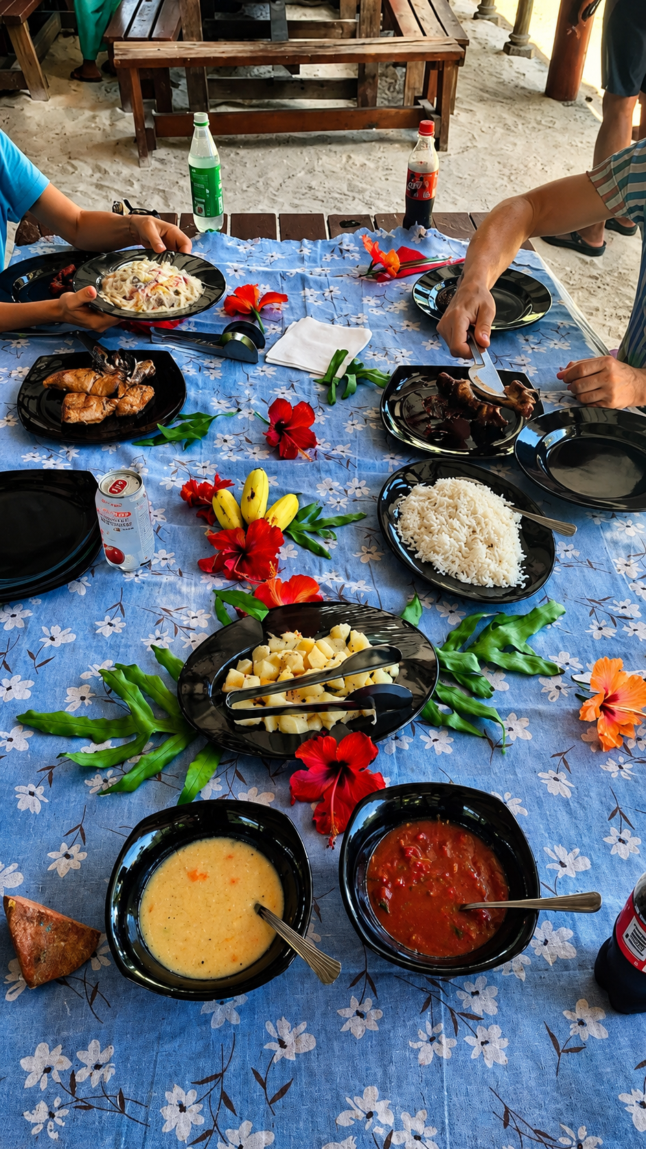 Lunch experience during a Curieuse Island trip