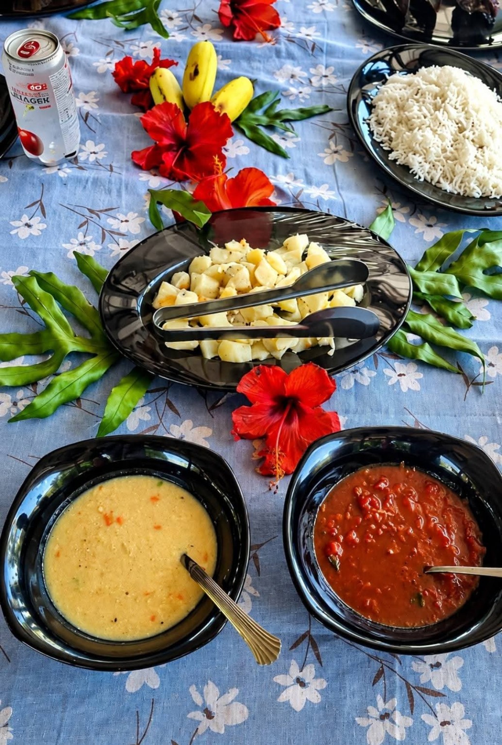 Creole food served during the island adventure